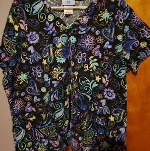 XL womens scrub top